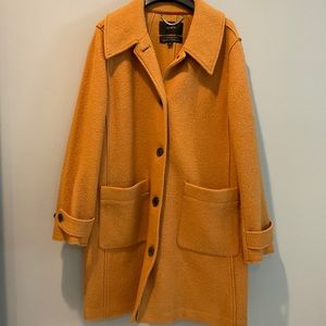 J Crew Italian Boiled Wool Coat